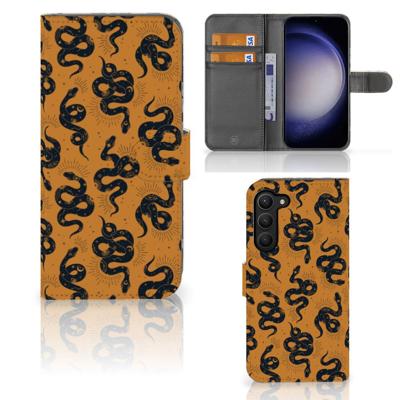 Telefoonhoesje | Met pasjeshouder | voor Samsung Galaxy S23 Plus Snakes