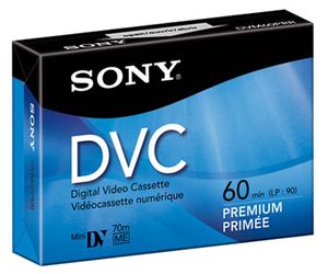 Sony DVM60PRRJ//X UC magnetische videoband 600 min