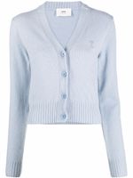 AMI Paris cardigan Ami de Coeur à col v - Bleu