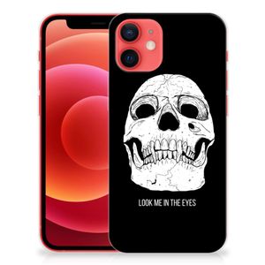Silicone Back Case iPhone 12 Mini Skull Eyes