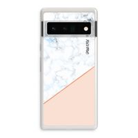 Marmer in stijl: Google Pixel 6 Pro Transparant Hoesje
