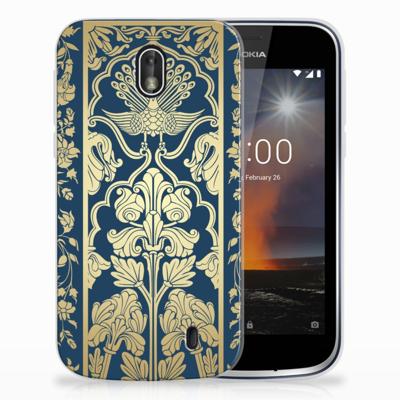 Nokia 1 | TPU Case | Beige Flowers