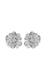 LEO PIZZO boucles d'oreilles Flora en or blanc 18ct ornées de diamants - Argent - thumbnail