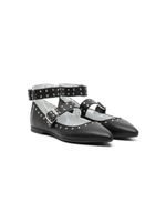 Monnalisa ballerines à détails de clous - Noir