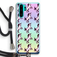 Musketon Unicorn: Huawei P30 Pro Transparant Hoesje met koord