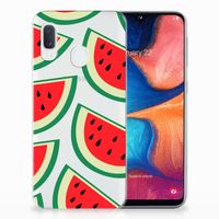 Samsung Galaxy A20e Siliconen Case Watermelons