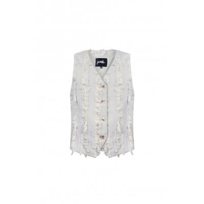 Poools - Wit | Dames | Gilet | Wit | 46 | regular | Kamst mode