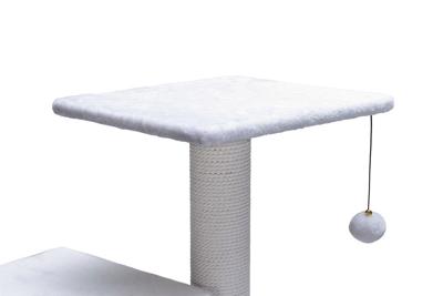 Krabmeubel pluche 45x34x70cm wit - Designed by lotte