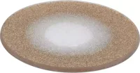 Onderzetter glas glitter 10x0.5cm goud Onderzetter glas glitter 10x0.5cm goud
