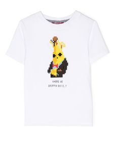 Mostly Heard Rarely Seen 8-Bit t-shirt mini Where We Droppin - Blanc