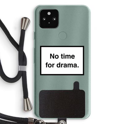 No drama: Pixel 5a 5G Transparant Hoesje met koord