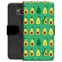 Samsung Galaxy S8 Premium Portemonnee Hoesje - Avocado Patroon