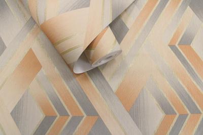 Dutch Wallcoverings Patagonia - Tranquilo - Beige/Orange