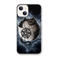 Volle maan: iPhone 13 mini Transparant Hoesje