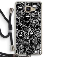 Vexx Black City : Samsung Galaxy A5 (2016) Transparant Hoesje met koord