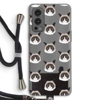 It's a Purrr Case: OnePlus Nord 2 5G Transparant Hoesje met koord