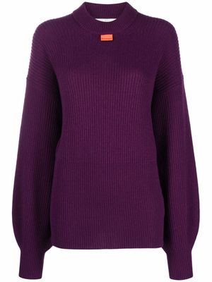 Palm Angels pull à logo imprimé - Violet
