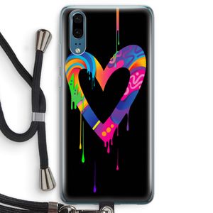 Melts My Heart: Huawei P20 Transparant Hoesje met koord