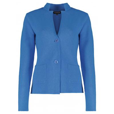 Bloomings - Blauw | Dames | Vest | Blauw | XXL | regular | Kamst mode