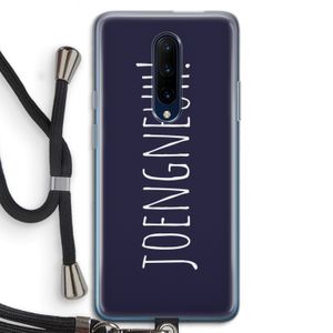 Joengneuh!: OnePlus 7 Pro Transparant Hoesje met koord