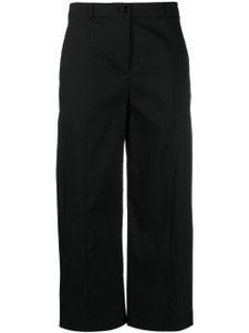 Patrizia Pepe pantalon palazzo à coupe courte - Noir