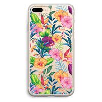 Tropisch 2: iPhone 7 Plus Transparant Hoesje
