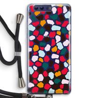 Colored Giraffe: Honor 9 Transparant Hoesje met koord
