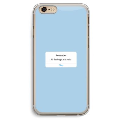 Reminder: iPhone 6 Plus / 6S Plus Transparant Hoesje