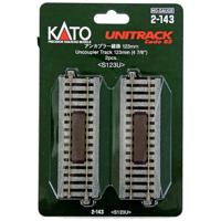 H0 Kato Unitrack 2-143 Ontkoppelrails 123 mm 2 stuk(s)