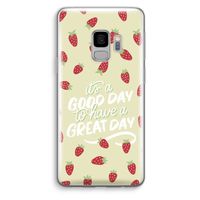 Don't forget to have a great day: Samsung Galaxy S9 Transparant Hoesje