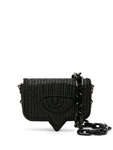 Chiara Ferragni petit sac à bandoulière à motif Eyelike - Noir