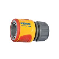 Hozelock slangstuk 12.5 mm / 15 mm met waterstop - thumbnail