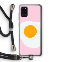 Sunny side up: Samsung Galaxy A31 Transparant Hoesje met koord
