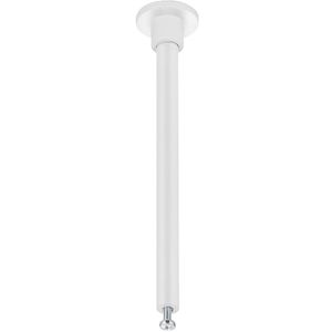 Spanningsrail Ophangset - 2 Stuks - Trion Dual - 12cm - Mat Wit - Rond - Aluminium