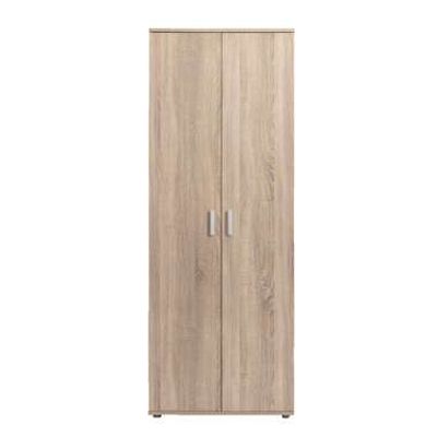 Kast Inca 2-deurs - eikenkleur - 184x70x34,5 cm - Leen Bakker