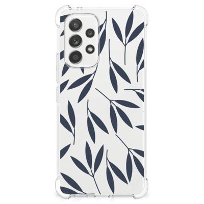 Samsung Galaxy A53 5G Case Leaves Blue Samsung Galaxy A53 5G Case Leaves Blue