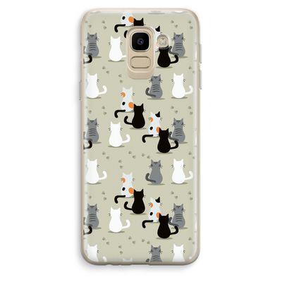 Katten: Samsung Galaxy J6 (2018) Transparant Hoesje