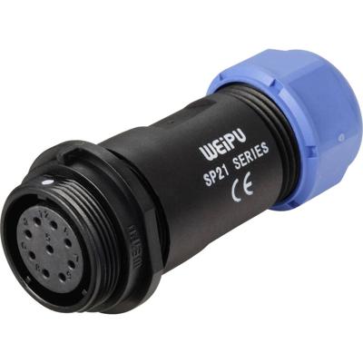 Weipu SP2111 / S 9 II Ronde connector Bus, recht Totaal aantal polen: 9 Serie (ronde connectoren): SP21 1 stuk(s)