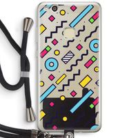 8-bit N°8: Huawei Ascend P10 Lite Transparant Hoesje met koord