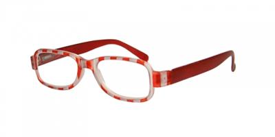 HIP Leesbril rood streep - +2.5