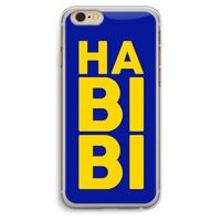 Habibi Blue: iPhone 6 Plus / 6S Plus Transparant Hoesje