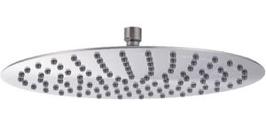 Ufo Luxe Hoofddouche Rond 300Mm Ultra Plat Rvs