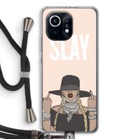Slay All Day: Xiaomi Mi 11 Transparant Hoesje met koord
