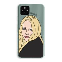 Mary Kate: Google Pixel 5a 5G Transparant Hoesje