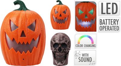 Halloween masker led/geluid - Nampook