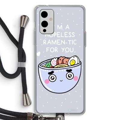 I'm A Hopeless Ramen-Tic For You: OnePlus 9 Transparant Hoesje met koord