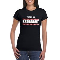 Trots op Broabant dames T-shirt zwart - thumbnail