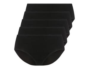esmara 5 dames hipsters (Zwart, XXL)
