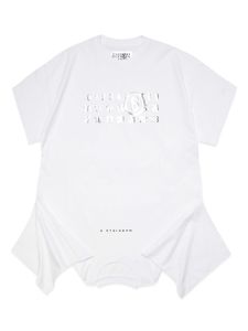 MM6 Maison Margiela Kids robe mi-longue à design structuré - Blanc