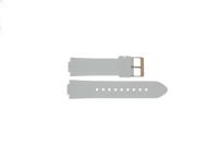 Horlogeband Guess W1233L1 Silicoon Wit 12mm